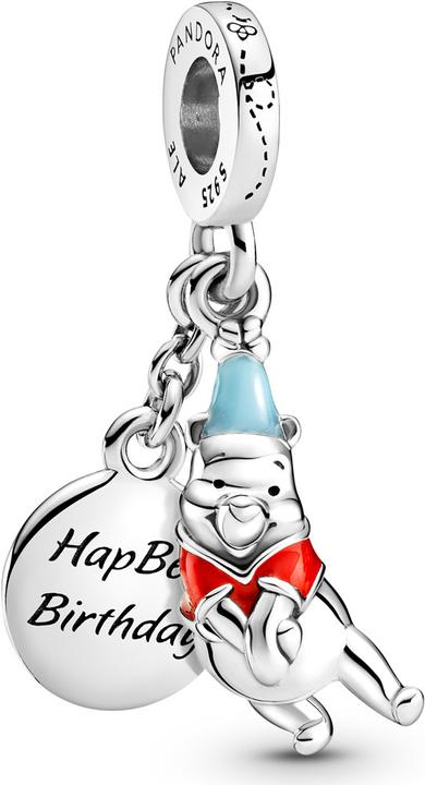 Pandora Disney Winnie the Pooh Birthday Charm (Silber 925, Emaille)