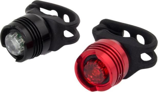 Immagine prodotto Esperanza Acrux Waterproof Led Bicycle Light Set Front And Rear 2 Pieces
