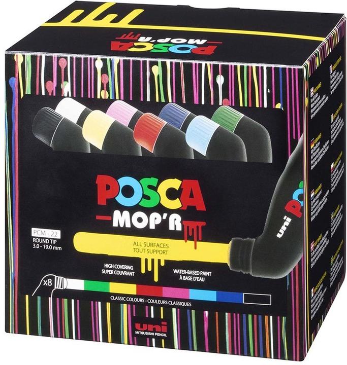 Produktbild Posca MOP'R PCM-22 Rundspitze XXL (Mehrfarbig, 19 mm, 8 x)