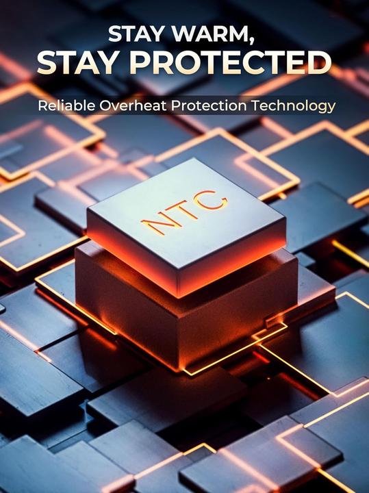 Actual product image Ororo Beheizbare Fleeceweste mit Powerbank (M)