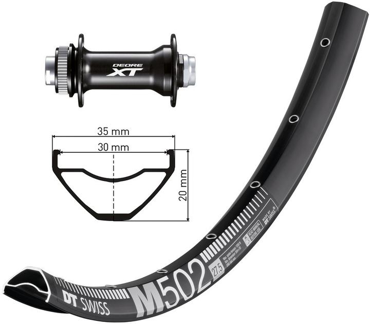 Produktbild DT Swiss Deore XT (Vorderrad, 29")