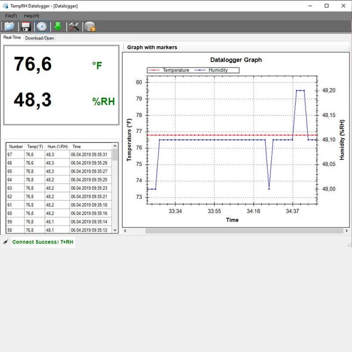 Immagine prodotto PCE Instruments Strumento PCE-HT 72 PDF data logger (Custodia del dispositivo di misurazione)