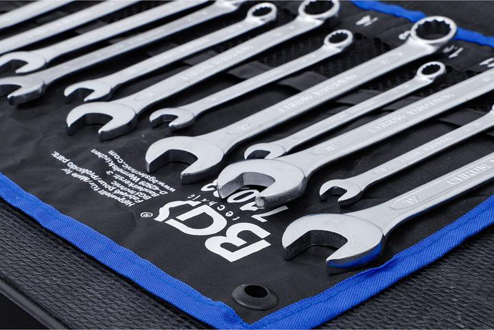 Produktbild BGS Maul-Ringschlüssel-Satz (10 mm, 11 mm, 12 mm, 13 mm, 14 mm, 15 mm, 16 mm, 17 mm, 18 mm, 19 mm, 8 mm, 9 mm)
