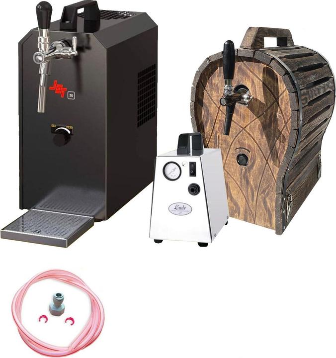 Produktbild Ich-zapfe Komplett Set - Bierzapfanlage Jet 30 mit Holzfass