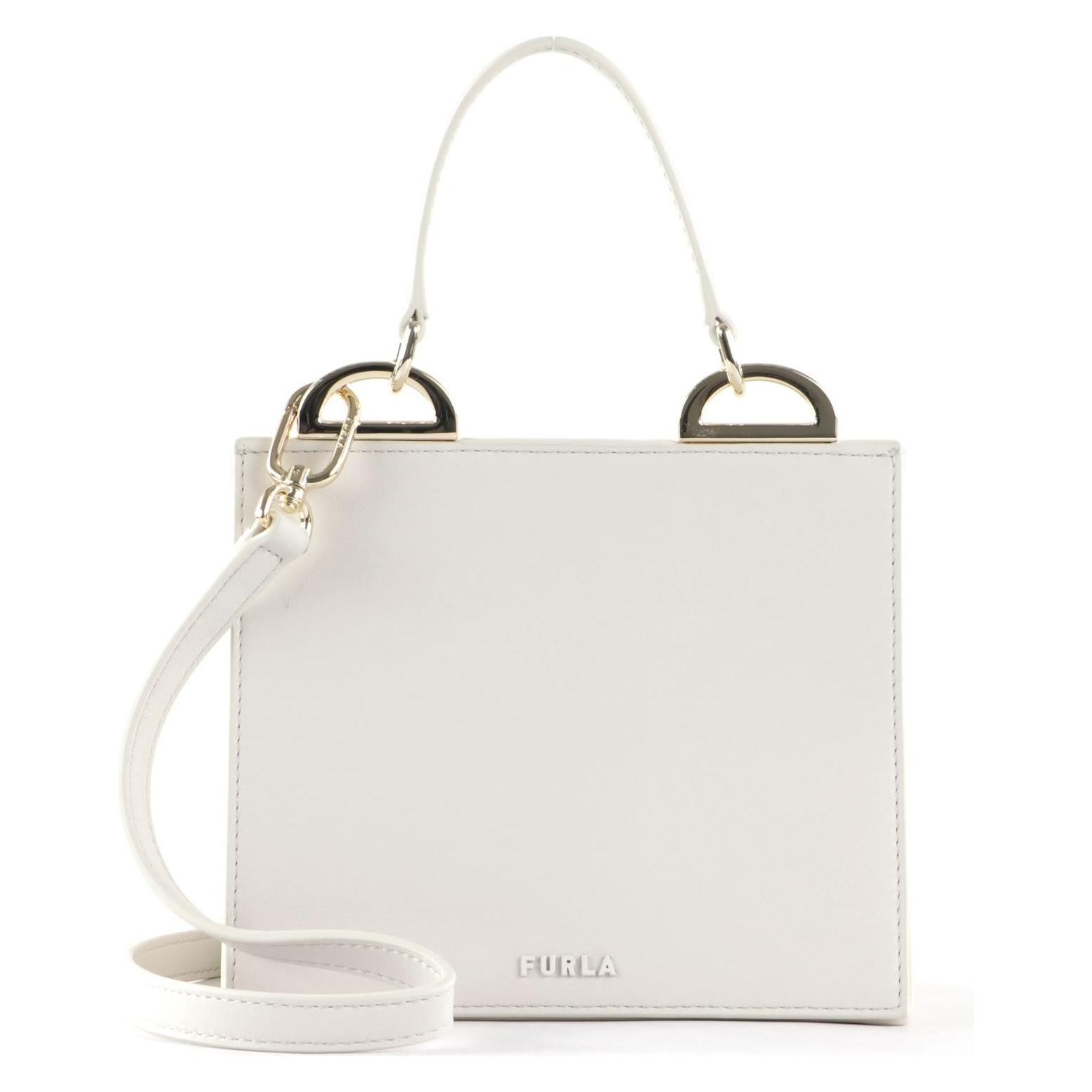 Furla, Damen, Handtasche, Linea Futura Roxy Mini Top Handle Bag, Beige