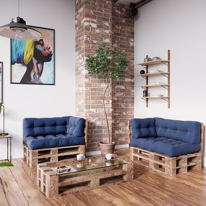 Immagine prodotto Vicco Palettenkissen Flocken (60 x 40 x 20 cm)