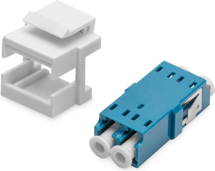 Image du produit Digitus Fiber optic LC/LC duplex coupler, Singlemode, Keystone module (Module Keystone)