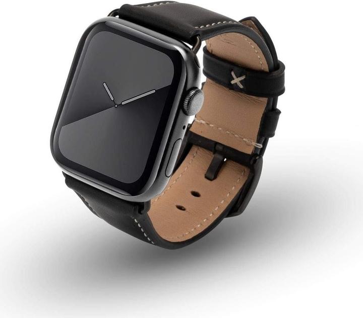 Actual product image JT Berlin Apple Watch 42/44/45/49mm - Charlie black (42 mm, 44 mm, 45 mm, 49 mm, Genuine leather)