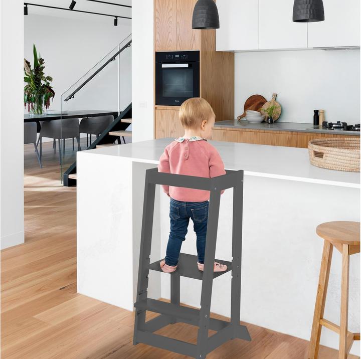 Produktbild Roba Lernturm Monti Step Anthrazit (39.50 x 42 x 88 cm)