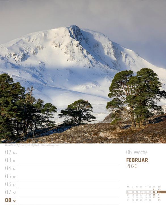 Actual product image Schottland - Zwischen Highlands und Hebriden - Wochenplaner Kalender 2026