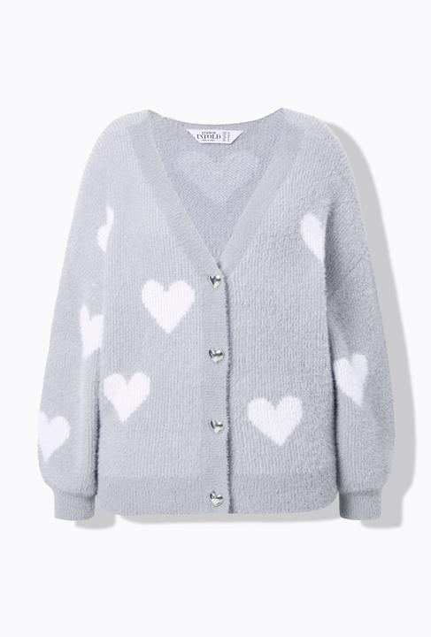 Produktbild Studio Untold Strickjacke, oversized, extra weich, Hearts (46, 48)