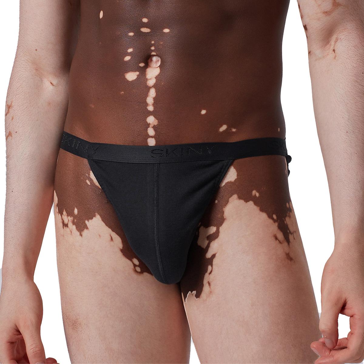 Thumbnail - Skiny, Herren, Unterhosen, Slip Klassisch Bequem sitzend, Schwarz, (XXL, 2er Pack)