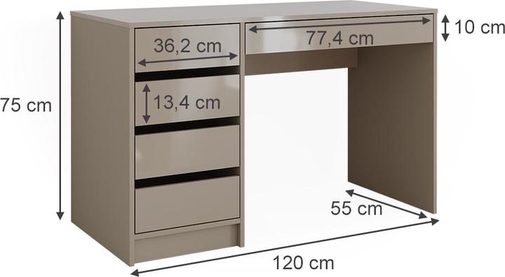 Actual product image Vicco Sherry (120 x 75 x 55 cm)