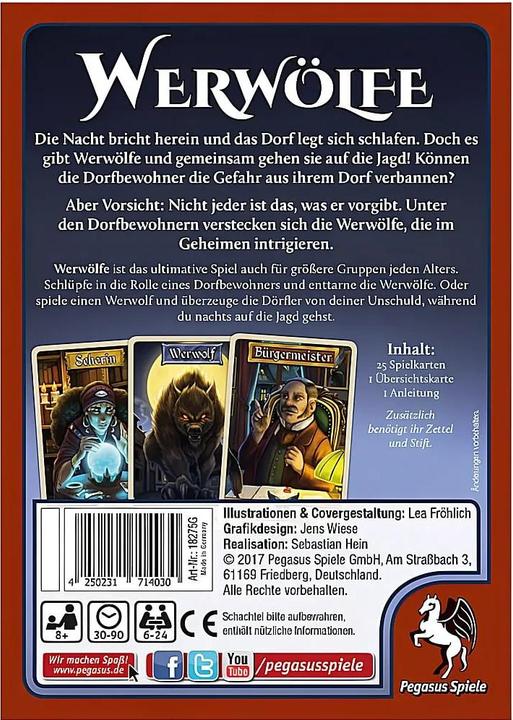 Produktbild Pegasus Werwölfe (Deutsch)