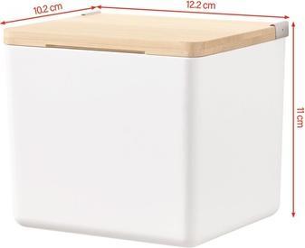 Actual product image tesa BABOO storage box with lid, small incl. adhesive solution without drilling