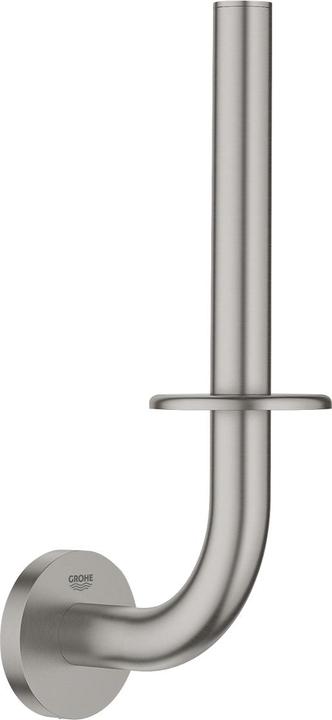 Grohe Start QuickFix spare toilet roll holder, adhesive, supersteel