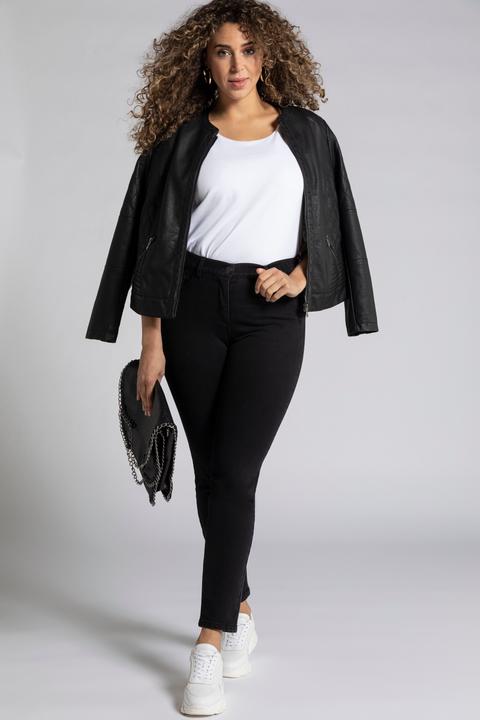 Produktbild Ulla Popken Skinnyjeans Sarah, schmale 5-Pocket-Form, High Waist (44)