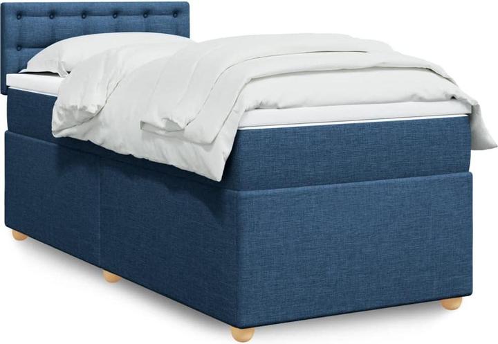 Produktbild VidaXL Bo x springbett mit Matratze 100 x 200 cm Stoff (100 x 200 cm)