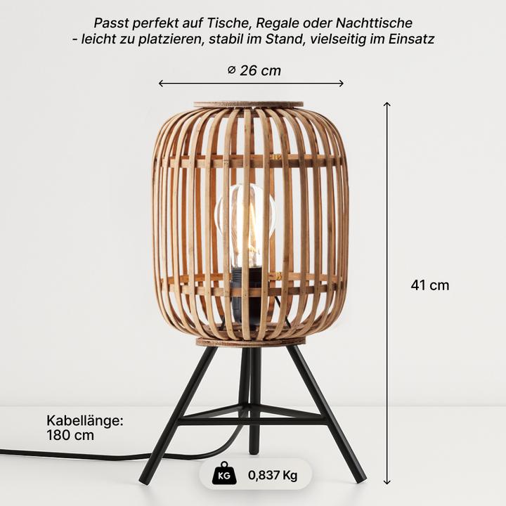 Produktbild Brilliant Woodrow E27 TL Tischleuchte (E27)