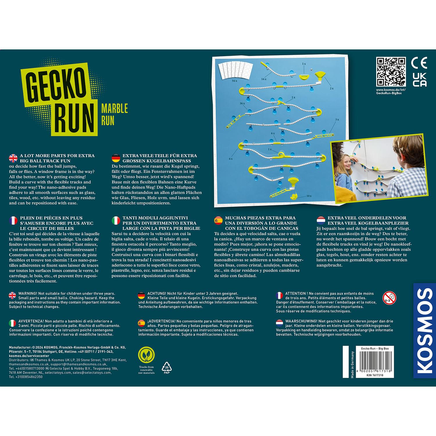 Thumbnail - Kosmos Gecko Run Marble Run Big Pack INT