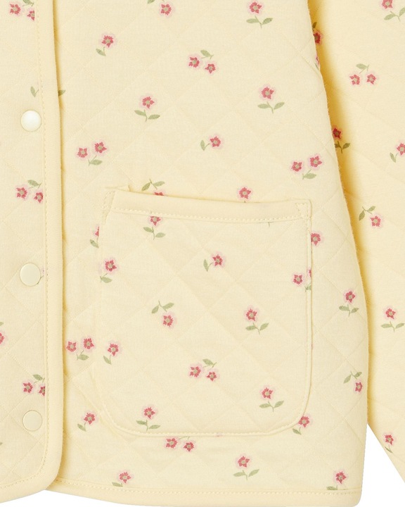 Produktbild Vertbaudet Mädchen-Set: Geblümte Jacke mit Steppnähten & Kleid (98)