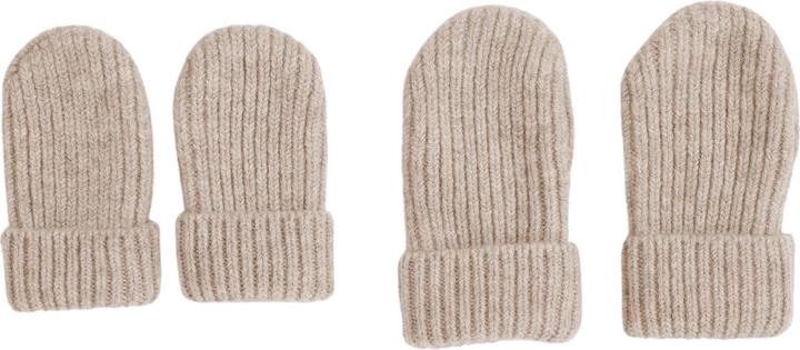 Produktbild Lodger Fäustlinge Merino Wool Beige Gr. 1 (1)