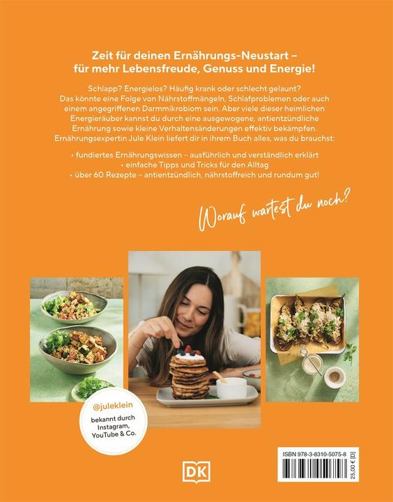 Actual product image Neustart Ernährung (German, Johannes Krahforst, Julia Klein, Katrin Winner, Melanie van Bentum, 2025)