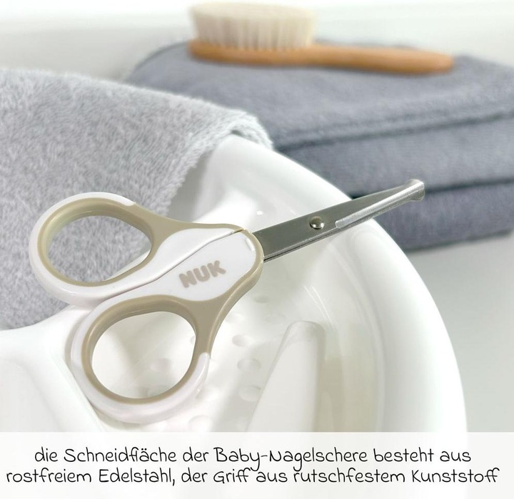 Immagine prodotto NUK Forbici per unghie per bambini, sicure e precise, per la cura delle unghie dei bambini, con
