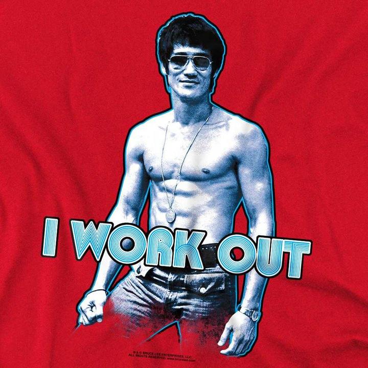 Produktbild Bruce Lee I Works Out TShirt (M)