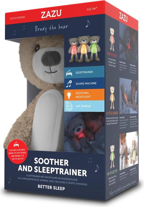 Actual product image ZaZu BRODY Sleep Trainer Taupe