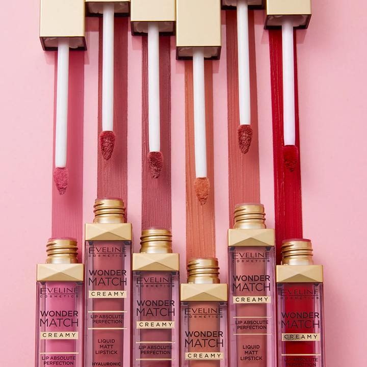 Productafbeelding Eveline Wonder Match Matte Liquid Lipstick 01 - 68ml (01)