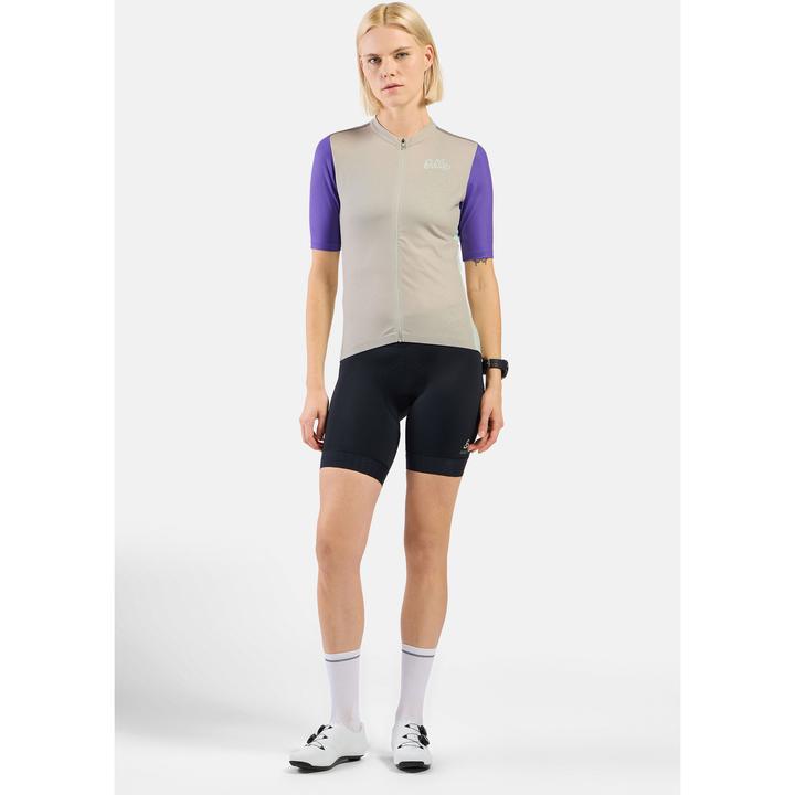 Image du produit Odlo Women's Essential Heritage Print Shirt S/S FZ (L)