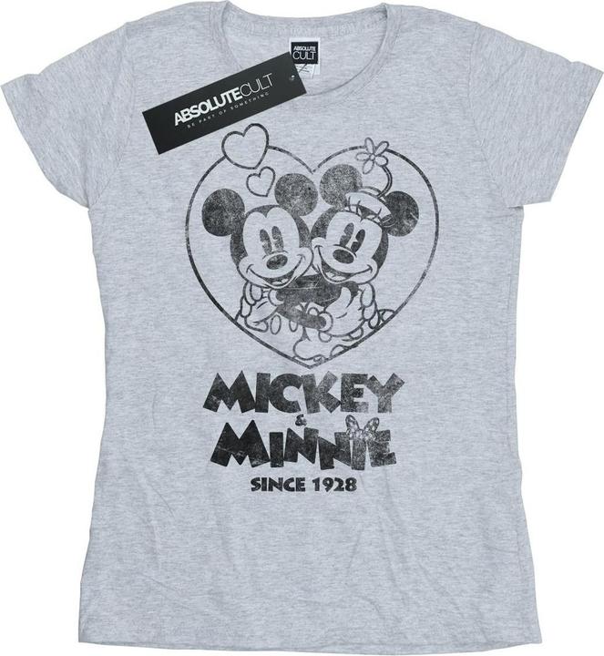 Immagine prodotto Disney Mickey And Minnie Mouse Since 1928 Maglietta Donna (M)