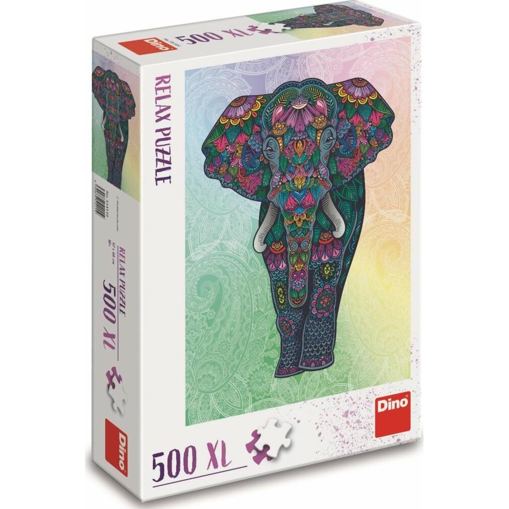 Thumbnail - Dino Relax Puzzle Elefant XL 500 Teile (500 Teile)