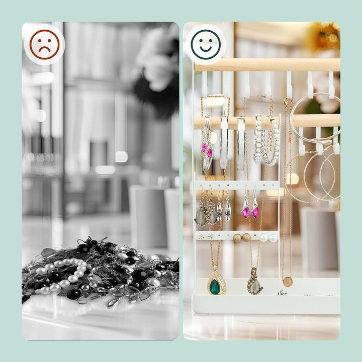 Actual product image Relaxdays Jewellery stand