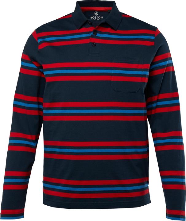 Produktbild Boston Park Poloshirt, Langarm, Ringel, bis 52/54 / 84/86 (42, 44)
