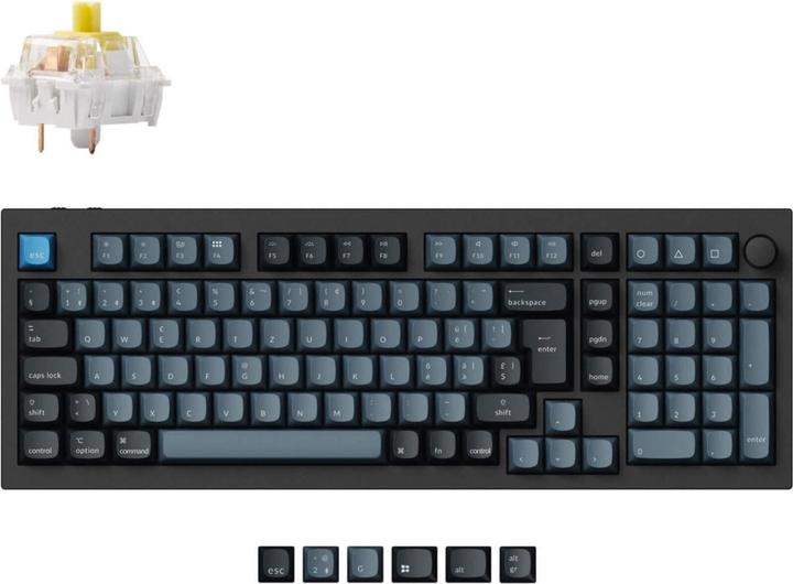 Image du produit Keychron Q5 Pro (CH, Filaire, Sans fil)
