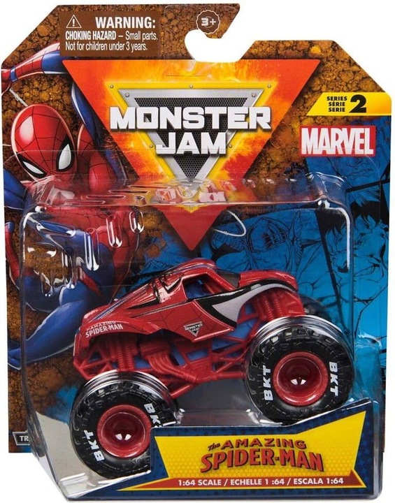 Actual product image Monster Jam 1:64 Marvel Single Pack - Spider Man (6071945)