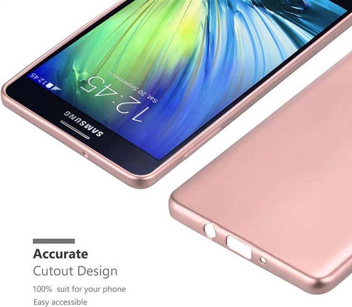 Produktbild Cadorabo TPU Matt Metallic Cover (Samsung Galaxy A7)