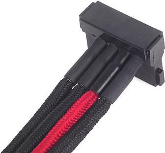 Produktbild Silverstone 4-Pol-Molex zu 4x SATA Kabel (30 cm, SATA)