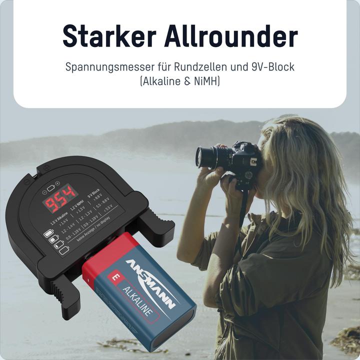 Actual product image Ansmann Battery tester