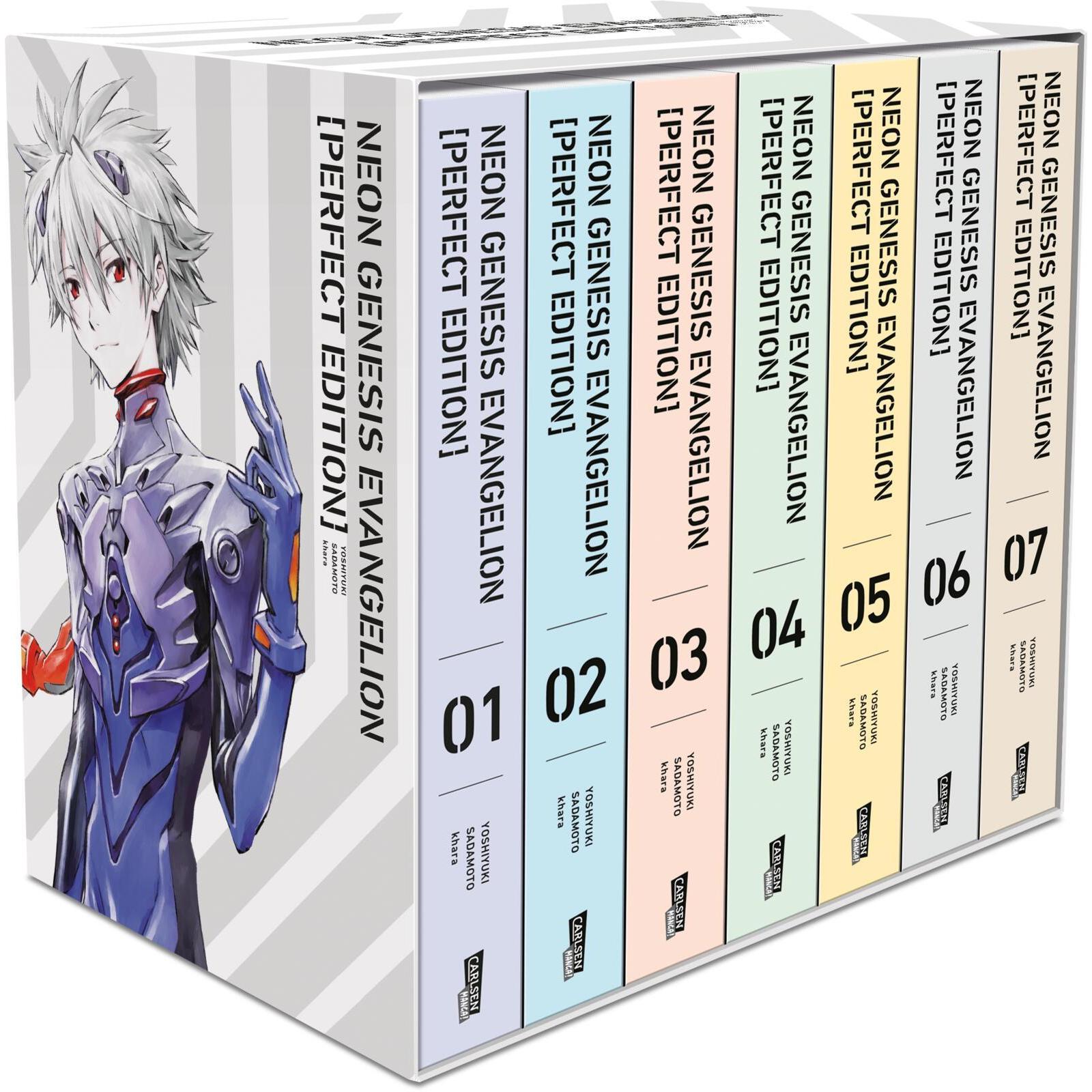 Neon Genesis Evangelion - Perfect Edition, Bände 1-7 im Sammelschuber mit Extras, Belletristik von Yoshiyuki Sadamoto