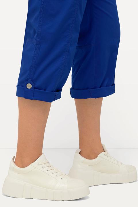 Immagine prodotto Ulla Popken Pantaloni cargo a 7/8 con linguetta per risvolto e cintura comoda (58)