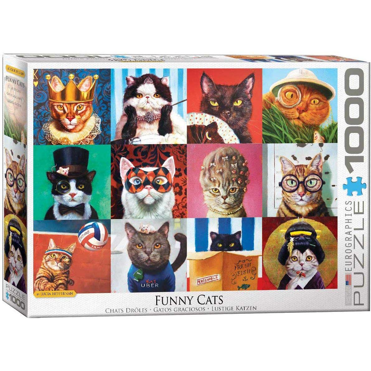 Eurographics Lustige Katzen (1000 Teile)