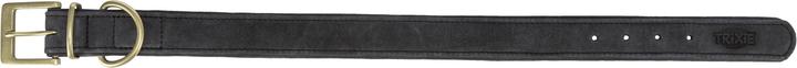 Actual product image Trixie Pure collar, leather, L: 47–54 cm/40 mm, black (L, Dog, General)
