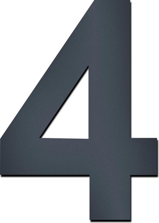 Mocavi HS20 house numbers modern for hammering in stainless steel.