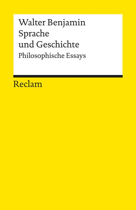 Actual product image Sprache und Geschichte (German, Walter Benjamin, 1992)