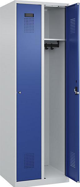 Gentian blue RAL 5010, Light grey RAL 7035