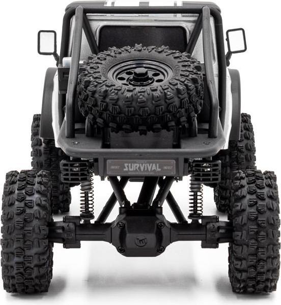 Actual product image Hobbytech Scale Crawler CRX18 Flat Cage 4WD Silver, RTR, 1:18 (RTR Ready-to-Run)