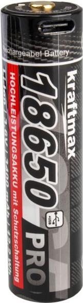 Image du produit Kraftmax Pro Li-Ion 18650 (1 pcs, 18650, 3400 mAh)